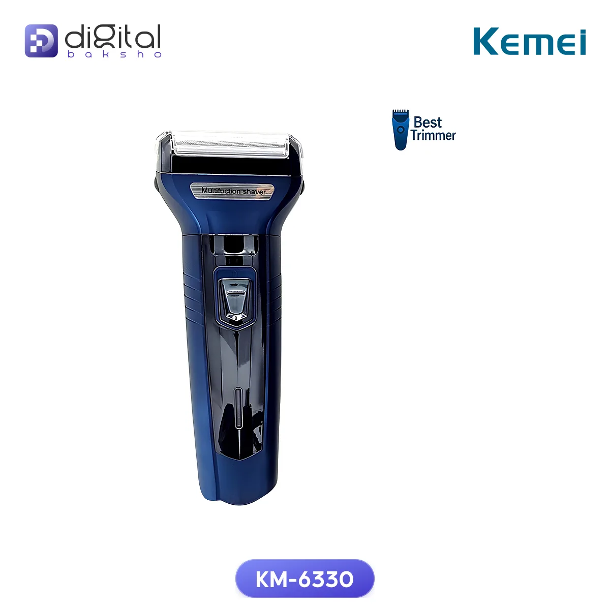 Kemei KM-6330 3-in-1 Grooming Kit - Hair, Beard & Nose Trimmer for Men thumbnail 3