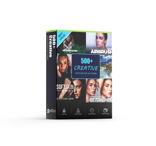 500+ Photoshop actions