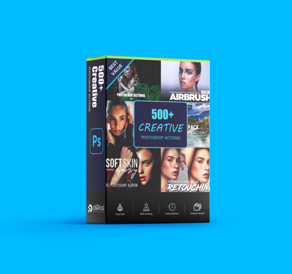 500+ Photoshop actions