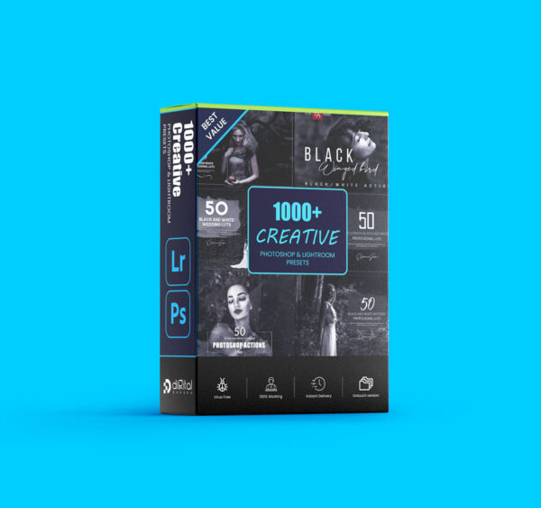 1000+ Black & White Photoshop & Lightroom Presets