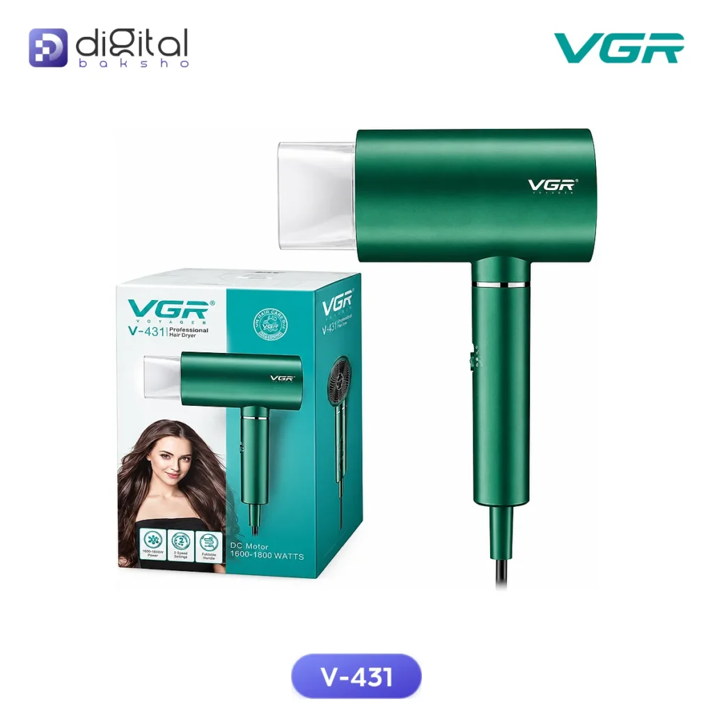 VGR V-431 Professional Hair Dryer with 1600–1800W